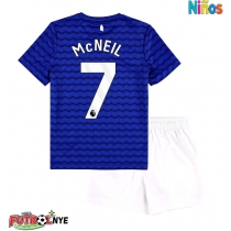 Camiseta Everton Dwight McNeil #7 Primera Equipación para niños 2025-26 manga corta (+ pantalones cortos)